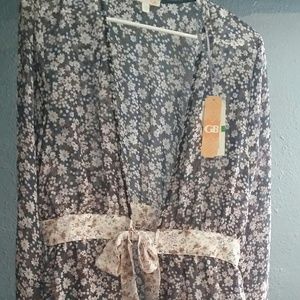 Gianni Bini, Cape, Duster with Tie Waste